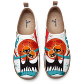 Alien Black Cat Slip-On