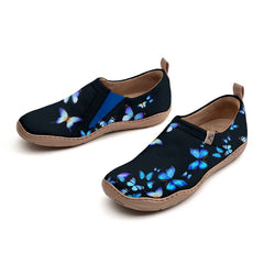 Azure Flutter Steps Slip-On