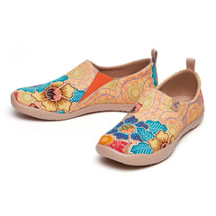 Batik Flower Slip-On