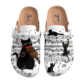 Black Cat Playing Violin