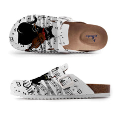 Black Cat Playing Violin