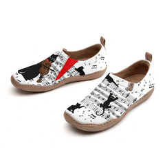 Black Cat Playing Violin Slip-On