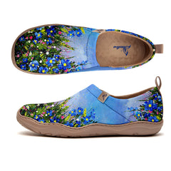 Blue Bloom Slip-On
