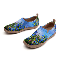 Blue Bloom Slip-On