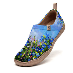 Blue Bloom Slip-On