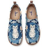 Blue KittyFish Slip-On
