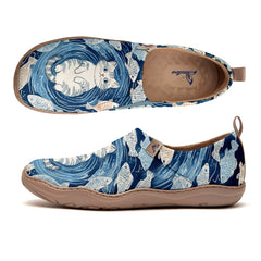 Blue KittyFish Slip-On
