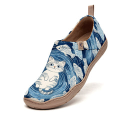 Blue KittyFish Slip-On