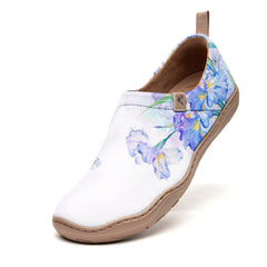 Blue Violet Iris Slip-On