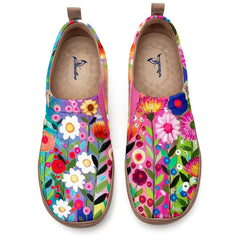 Color Pop Floral Dots Slip-On