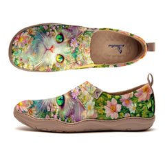 Floral Cat Slip-On