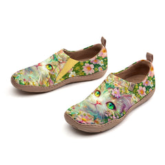 Floral Cat Slip-On