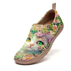 Floral Cat Slip-On