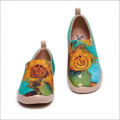 Foral Smiley Slip-On