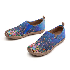 Galaxy Flower Sea Slip-On