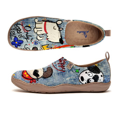 Graffiti Dog Slip-On