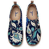 Indigo Bloom Slip-On