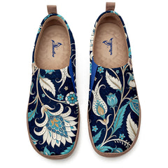 Indigo Bloom Slip-On