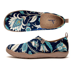 Indigo Bloom Slip-On