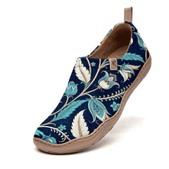 Indigo Bloom Slip-On