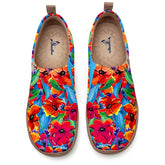 Large Red Wildflower Slip-On