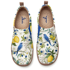 Lemon Bluebird Slip-On