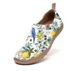 Lemon Bluebird Slip-On
