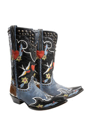 Midnight Cowboy Blue Boot