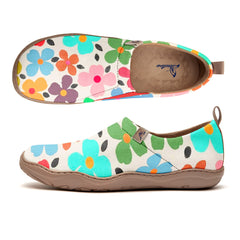 Minimalist Colorful Flowers Slip-On