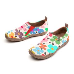 Minimalist Colorful Flowers Slip-On