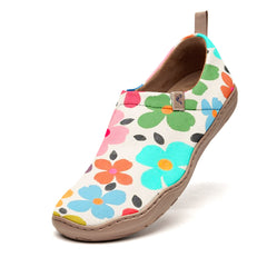 Minimalist Colorful Flowers Slip-On