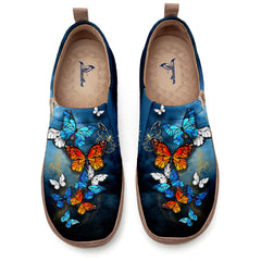 Night Butterfly Reverie Slip-On