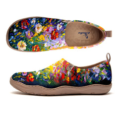 Oil Painting Birds And Flowers Slip-On