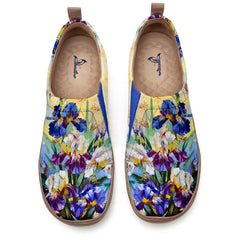 Oil Painting Iris Slip-On