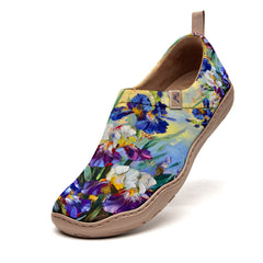 Oil Painting Iris Slip-On