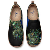 Peacock Feather Slip-On