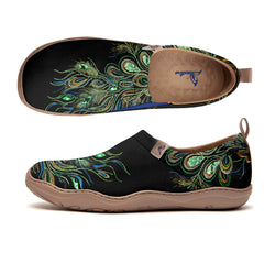 Peacock Feather Slip-On