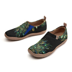 Peacock Feather Slip-On