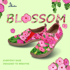 Pink Wildflower Slip-On