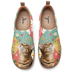 Plaid Kitten Slip-On