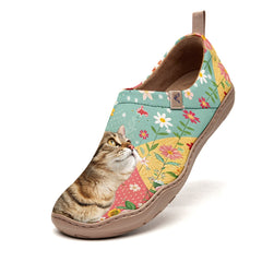 Plaid Kitten Slip-On