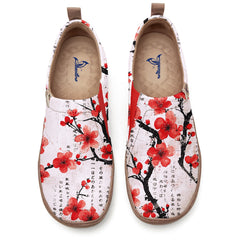 Poetic Plum Blossom Slip-On