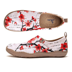 Poetic Plum Blossom Slip-On