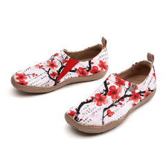Poetic Plum Blossom Slip-On
