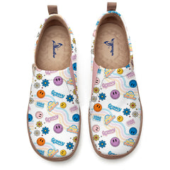 Rainbow Smiley Slip-On