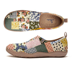 Retro Flowers Slip-On
