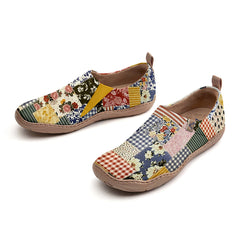 Retro Flowers Slip-On