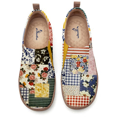 Retro Flowers Slip-On