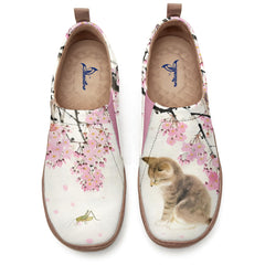 Sakura Cat Slip-On