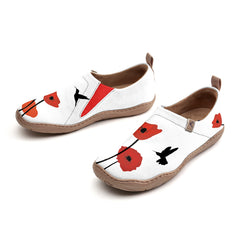 Simple Flowers And Birds Slip-On